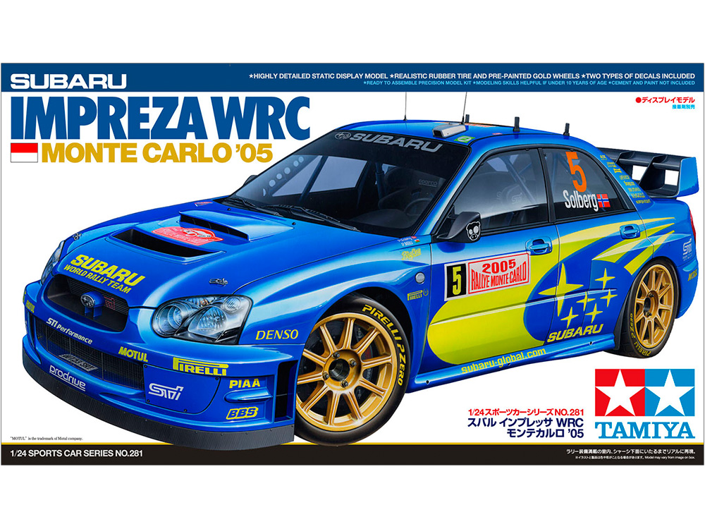 現状品】タミヤ? スバル・インプレッサ WRC 1/18 1/24? 本体のみ