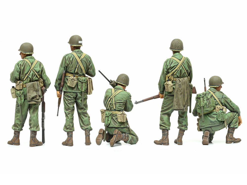 New 1/35タミヤアメリカ歩兵偵察 完成品 男前塗りフィギュア - ミリタリー