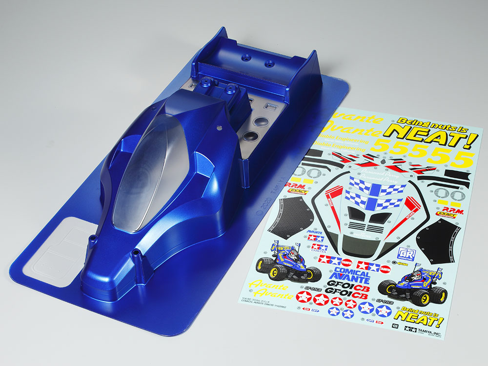 TAMIYA コミカル アバンテ 完成 ボディ ウイング ドライバー セット