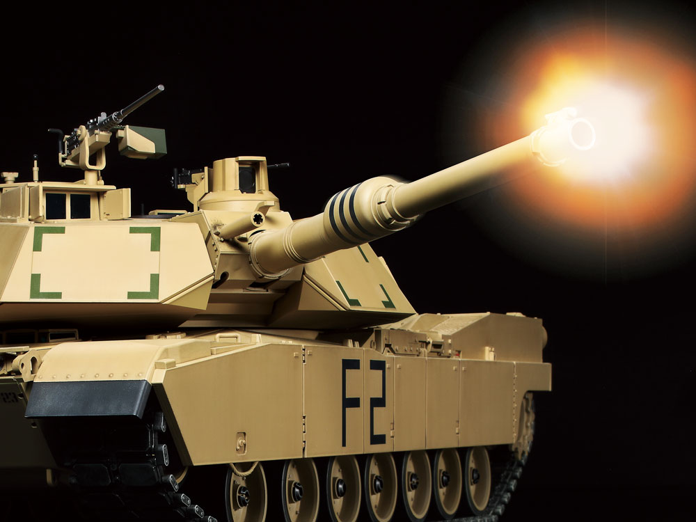 1/16RC アメリカ M1A2 エイブラムス戦車 フルオペレーション(プロポ付