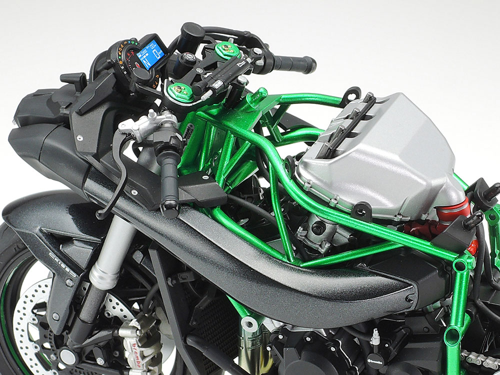 ninja h2 カーボンインテーク カウルバイク - パーツ