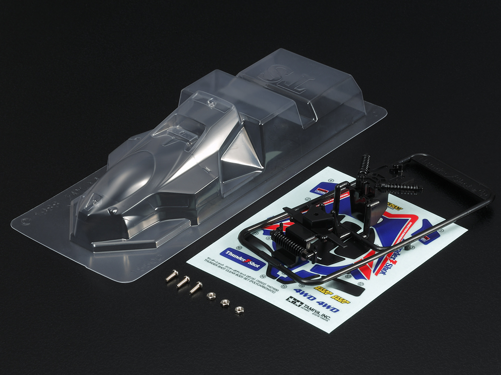 GP.502 サンダーショット クリヤーボディセット（ポリカ）: ミニ四駆｜TAMIYA SHOP ONLINE -タミヤ公式オンラインストア-