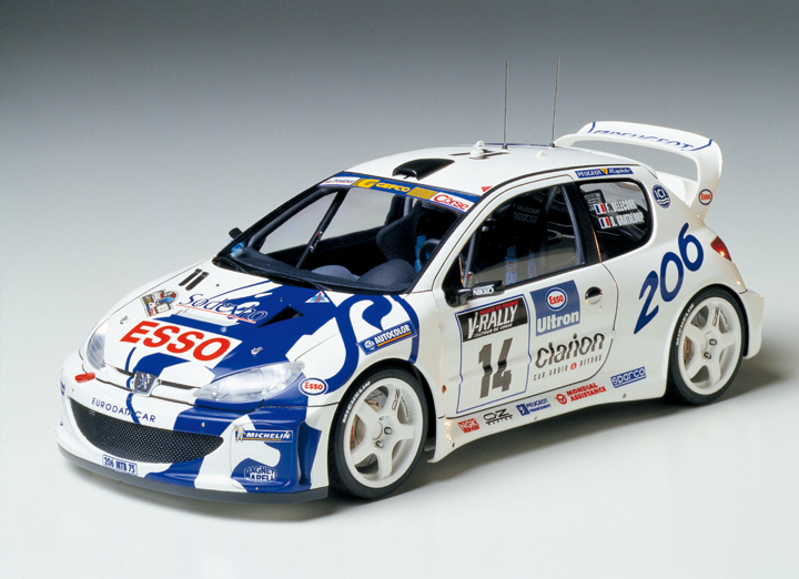 1/24 プジョー 206 WRC: スケールモデル｜TAMIYA SHOP ONLINE -タミヤ 