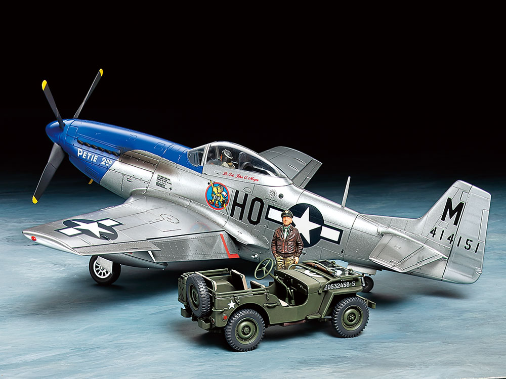 1/48 ノースアメリカンP-51Dマスタング・1/4トン小型四輪駆動軍用車セット: スケールモデル｜TAMIYA SHOP ONLINE  -タミヤ公式オンラインストア-