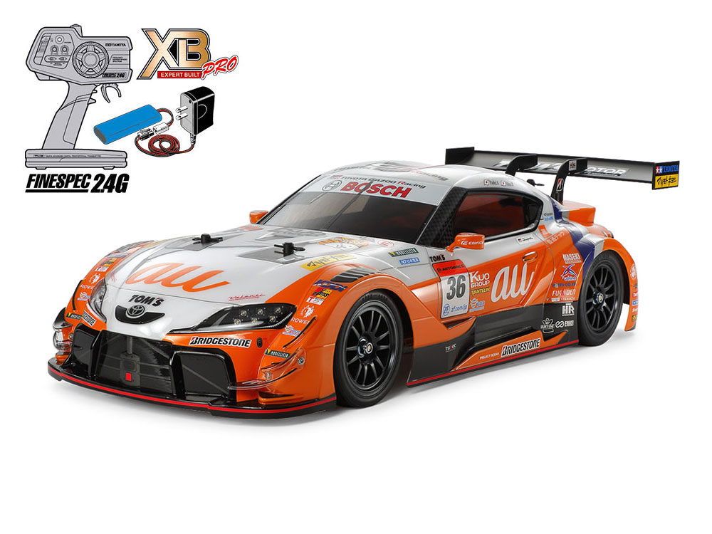 1/10RC XB(完成モデル) au TOM'S GR Supra (TT-02シャーシ): RCモデル