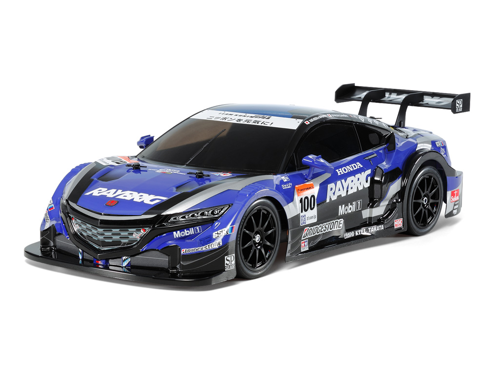 在庫あ好評タミヤ　RC 1/10 ホンダ NSX レイブリック 組立済 新品未使用　絶版　コントローラセット 田宮模型