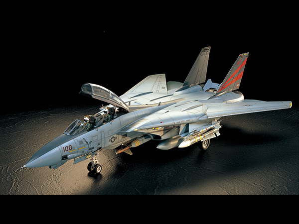 ＜★★TAMIYA タミヤ＞ 1/32 F-14A トムキャット“ブラックナイツ”（完成品）画像