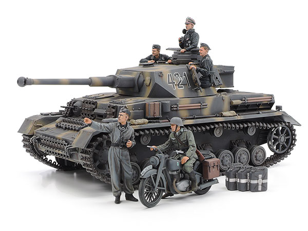 1/35 ドイツIV号戦車G型初期生産車・伝令バイクセット“ロシア戦線